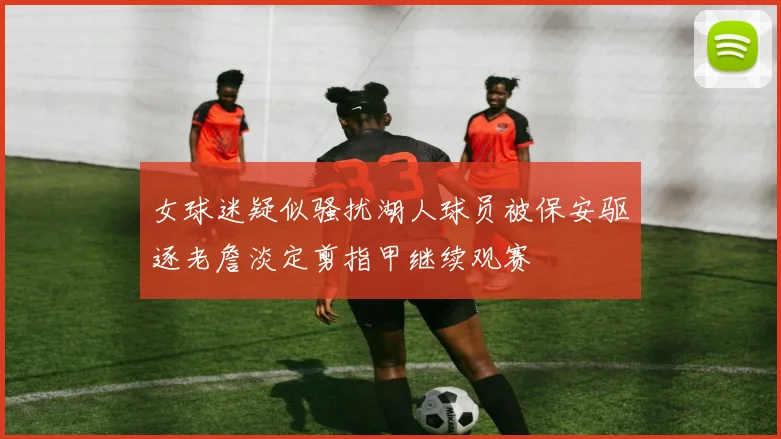 女球迷疑似骚扰湖人球员被保安驱逐老詹淡定剪指甲继续观赛